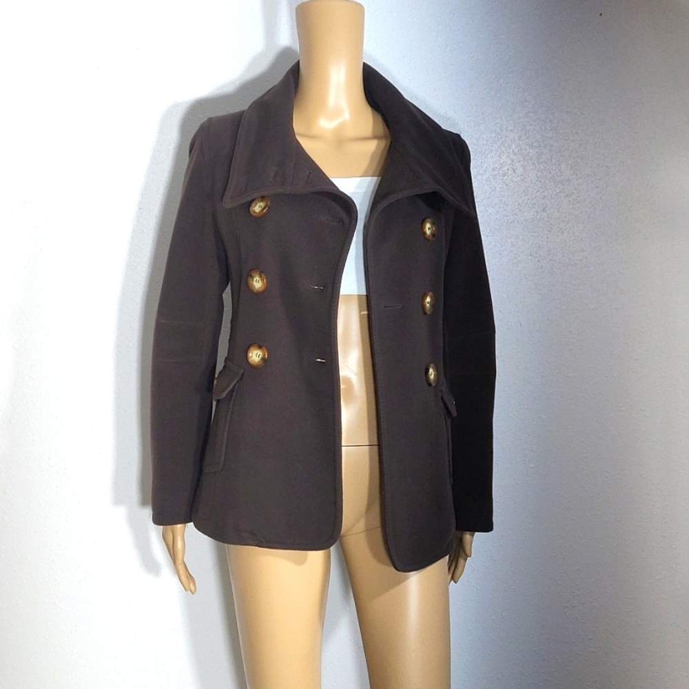 Michael Michael Kors brown lambswool coat size 6